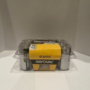 Batteries Rayovac D 12 Pack